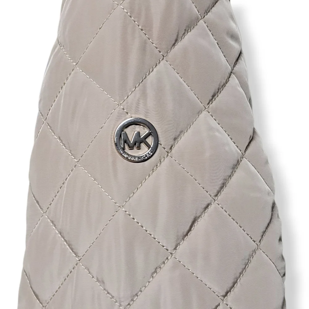 MICHAEL Michael Kors Quilted Tan Jacket, Medium - Picture 3 of 8